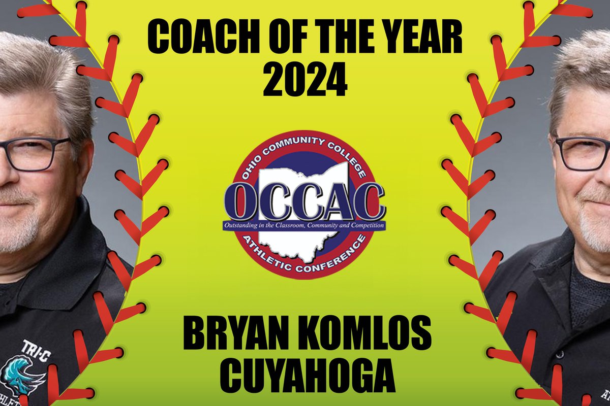 OCCACSports's tweet image. The 2024 Coach of the Year is...

Bryan Komlos, Cuyahoga!