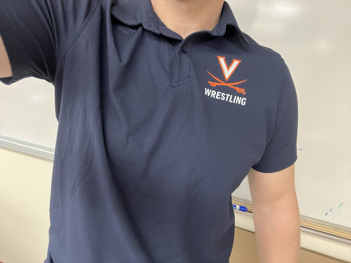 Lunchtime with @UVAWrestling. My man George DiCamillo was a 3x ACC champ for the Hoos. #WrestlingShirtADayInMay