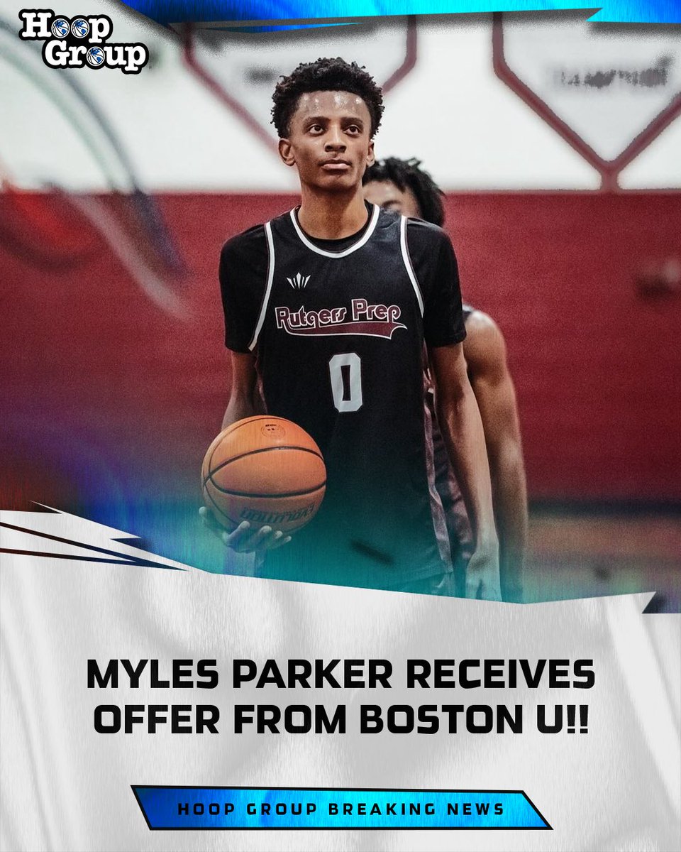 Myles Parker has picked up an offer from Boston University 👀‼️ @mylesparker0 @njpanthersboys @HGSL_HoopGroup