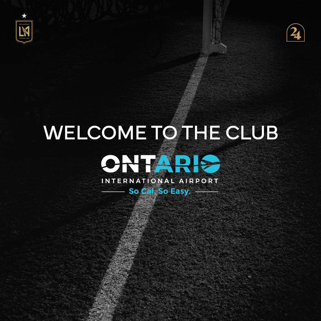 LAFC's tweet photo. ✈️ Welcome to the Club, @flyONT the Official Airport of #LAFC https://t.co/DvAjctLziQ
