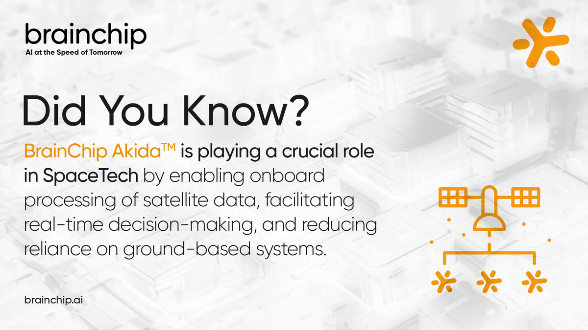 BrainChip's Akida is transforming SpaceTech boosting real-time decisions & cutting ground system reliance. A breakthrough for efficiency & autonomy! brainchip.com/brainchip-and-…