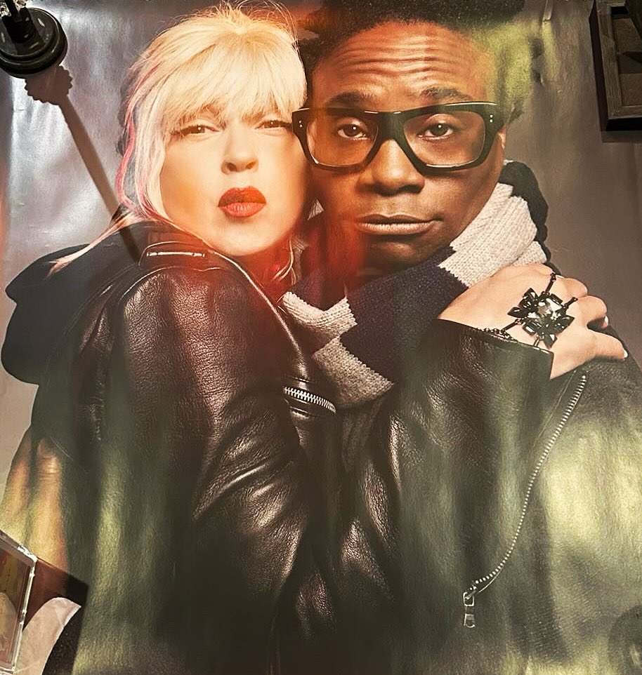 Thank you Lily for getting this safely shipped to The Museum from Canada! This large GAP poster is in the frame shop... will post the final look soon 🖼️ #cyndilauper @theebillyporter #billyporter #thegap #gap @Gap #cyndimuseum #cyndilaupermuseum