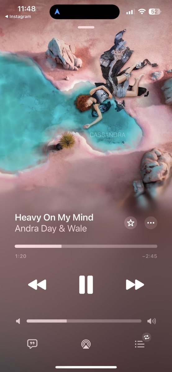 Stop wyd Andra Day and Wale just dropped sumn #HeavyOnMyMind .