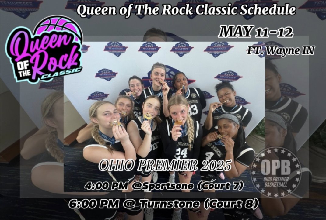 Premier Basketball (@ohiopremierbas1) on Twitter photo 2025's heading to Ft Wayne, Indiana for the Queen of the Rock 🏀 <a href="/painter_chuck/">Chuck Painter</a> <a href="/CpsTraining/">CPS Training</a> <a href="/izzypainter24/">izella painter</a> <a href="/elliehorst2/">Ellie Horst</a> <a href="/amielj_/">Amiel Jones</a> <a href="/larkyn2334/">larkyn eysoldt</a> <a href="/TerrellBraylin/">Braylin Terrell</a> <a href="/BondurantKendra/">Kendra Bondurant</a> <a href="/AliSolomon30432/">Ali Solomon</a> <a href="/SieraLoudermilk/">Siera Loudermilk</a> 2025's heading to Ft Wayne, Indiana for the Queen of the Rock 🏀 <a href="/painter_chuck/">Chuck Painter</a> <a href="/CpsTraining/">CPS Training</a> <a href="/izzypainter24/">izella painter</a> <a href="/elliehorst2/">Ellie Horst</a> <a href="/amielj_/">Amiel Jones</a> <a href="/larkyn2334/">larkyn eysoldt</a> <a href="/TerrellBraylin/">Braylin Terrell</a> <a href="/BondurantKendra/">Kendra Bondurant</a> <a href="/AliSolomon30432/">Ali Solomon</a> <a href="/SieraLoudermilk/">Siera Loudermilk</a>