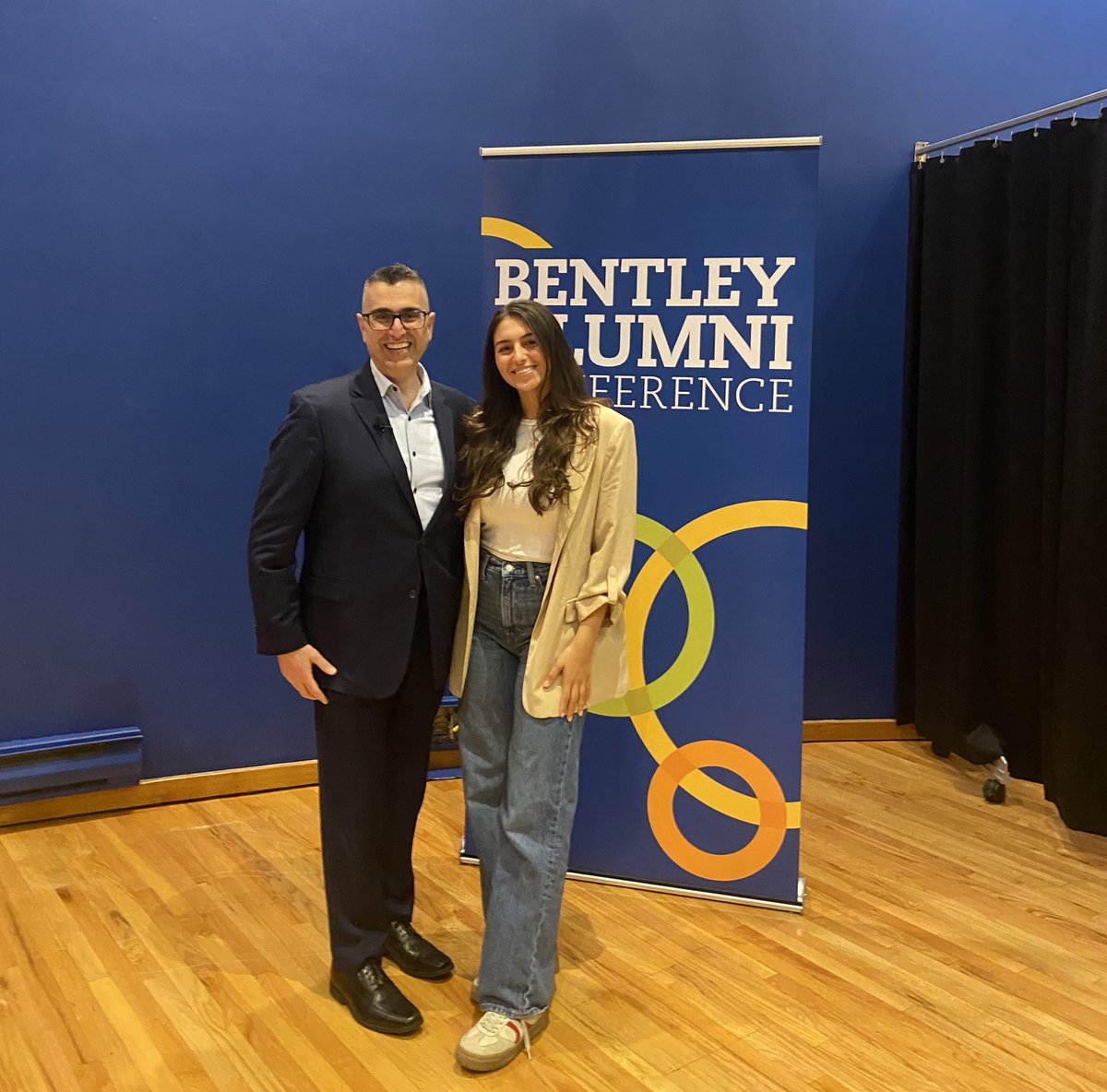 @bentleyu thank you for giving me the opportunity to share my research on how companies can best compete in an AI powered economy. @bentleyalumni Donya said I did a good job; very cool!