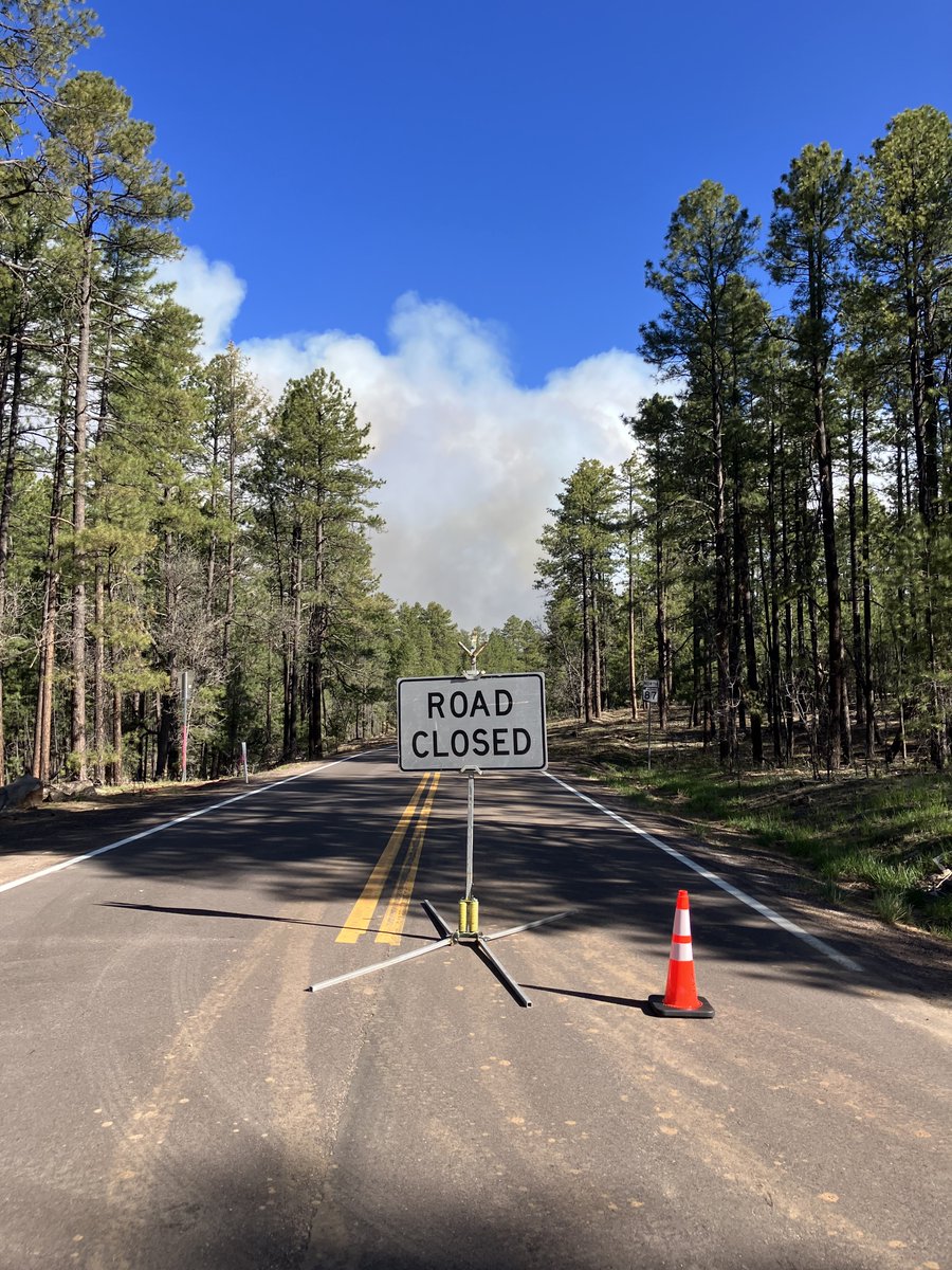 Reminder: SR 87 is closed between SR 260 and Lake Mary Road as @CoconinoNF conducts a managed fire. The highway is expected to remain closed until conditions allow for it to be reopened later today. Details: azdot.gov/news/sr-87-clo…