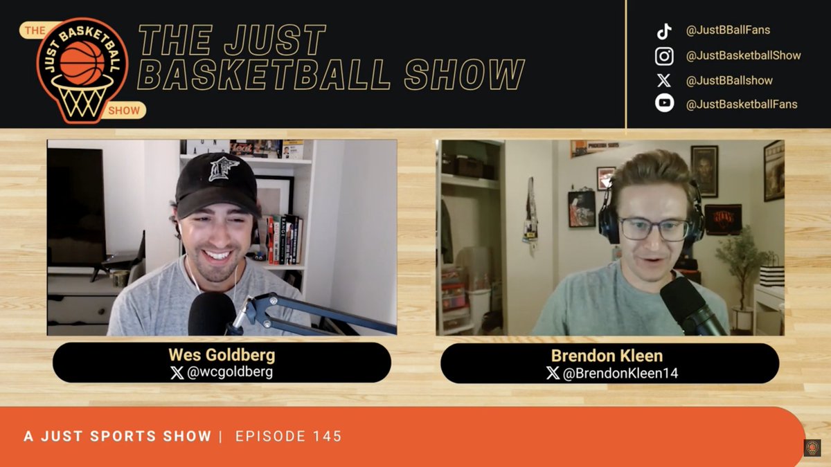 NEW @justbballshow with @wcgoldberg: 🐴 The PJ Washington game and top 5 deadline role player deals ☀️ Vogel out, top 5 messiest coach situations in the NBA 🃏 How will Jokic & DEN respond? 📺 youtube.com/watch?v=h0QQZH… 🎧 linktr.ee/justbasketball…