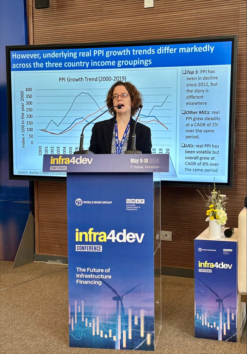 What drives #infrastructure #PPPs? Often, it’s idiosyncratic, country-specific factors as opposed to global market trends, says Vivien Foster, Principal Research Fellow at @imperialcollege London & former @Worldbank Chief Economist for Infrastructure. 📺: wrld.bg/2OgR50RAwfm