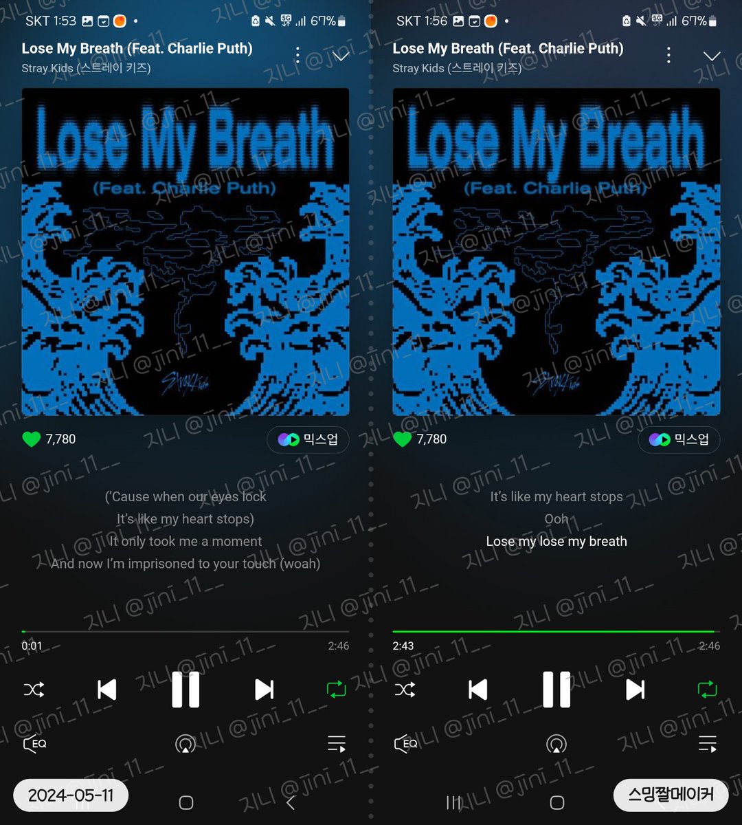 jini_11__'s tweet photo. 1시 멜론

#StrayKids #스트레이키즈
#LoseMyBreath Feat. #CharliePuth
#LoseMyBreath_Streaming https://t.co/mHJKEc5Atg