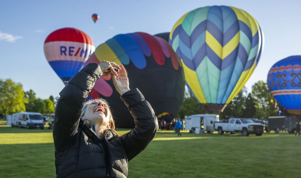 Scenes from Kid's Day at the 2024 Walla Walla Balloon Stampede. Events continue throughout the weekend in Howard-Tietan Park, including the Night Glow Spectacular starting this evening, May 10, with balloons lighting at dusk. More photos on our website: bit.ly/3K0SrFy