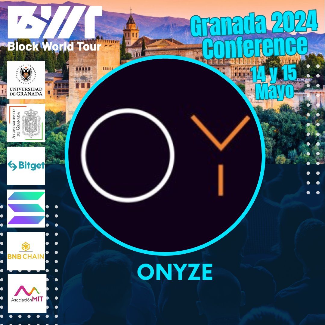 LatamBlockWeek's tweet photo. Ya falta poco para la nueva edicion del @Blockworldtour  Tour en #Granada, próximos 14 y 15 de mayo, en el Aula Magna de la Facultad de Ciencias @fcienciasugr @CanalUGR  en la Universidad de Granada, en el Campus de FuenteNueva.
Tendremos varios paneles, entre ellos el panel financiero con Mariano Giralt de @BNYMellon Christian Menda de @chainalysis  Rocío Villanueva ( 罗绣 ) de @FireblocksHQ  y Enrique Palacios Rojo de @Onyze_official  y mucho mas...

https://t.co/01Ope0Rne4

¿Te lo vas a perder? ¿En serio? ... acuérdate, que tenemos dos veladas Networking, una en la @alhambracultura ALHAMBRA DE GRANADA y otra en el #SACROMONTE