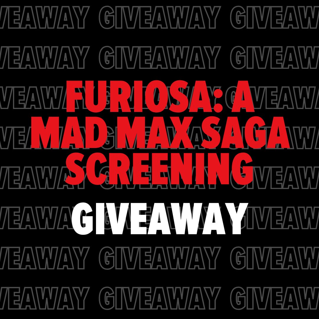 FANEXPOCANADA's tweet photo. 🏁GIVEAWAY🏁 Ready, steady, go enter for your chance to win passes to the advance screening of #Furiosa: A Mad Max Saga in Toronto on May 21st. All you've got to do is follow @FANEXPOCANADA, like this post, and tag your racing buddy. Contest closes on Monday, May 13. https://t.co/DZdl7eBJhy