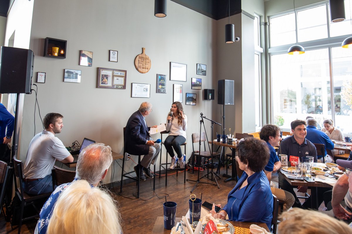 Memphis is a 𝗕𝗟𝗨𝗘 𝗧𝗢𝗪𝗡 Ⓜ️ Shoutout to everyone who came to Rotolo's Craft & Crust last night in Collierville! We can't wait to see you at our next Tigers on Tour stop in a few weeks!