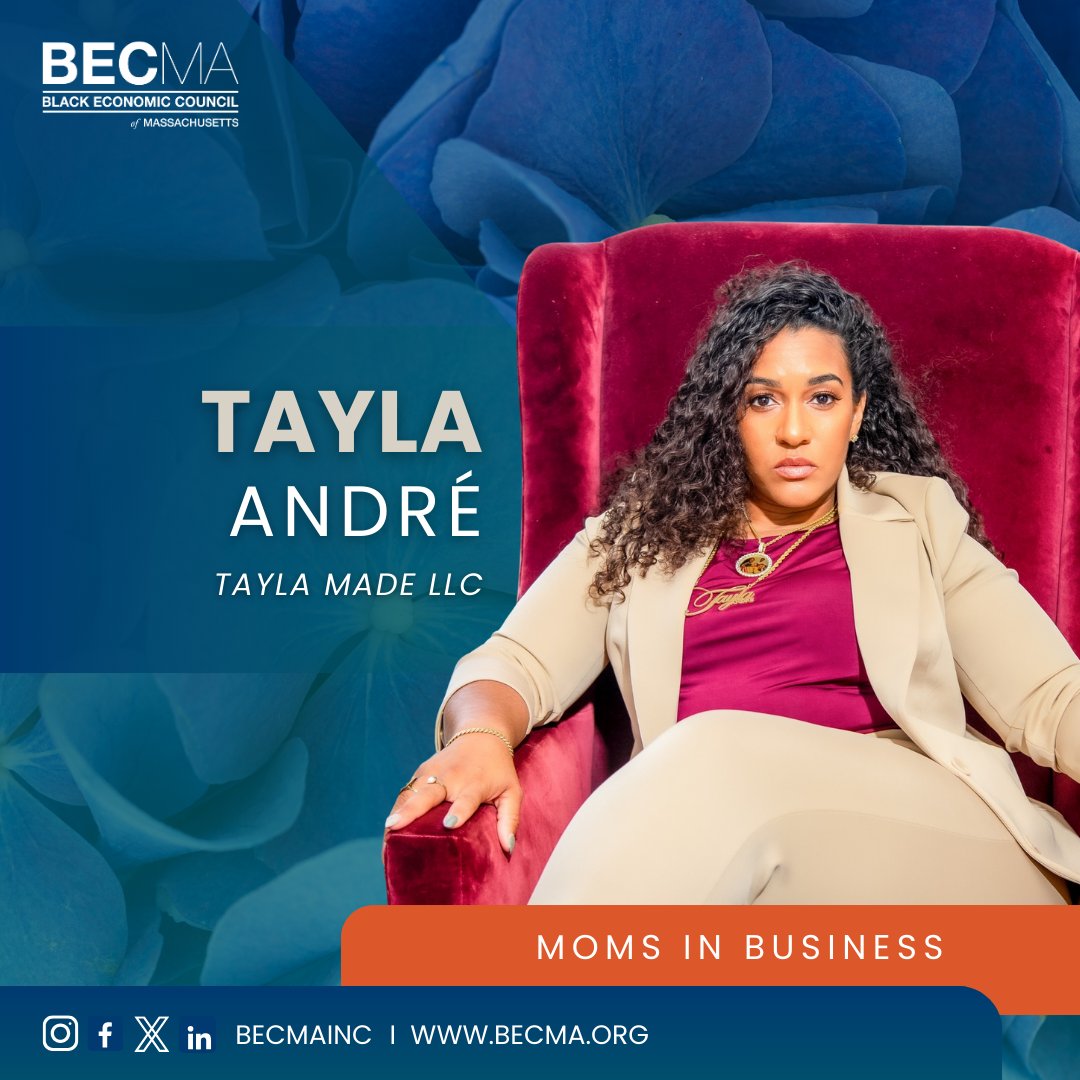 Today, for BECMA Moms In Business, we're highlighting BECMA Member @Tayla_Andre of Tayla Made LLC. At Tayla Made LLC, they're not just about providing services; they're about empowering clients knowledge and support necessary to navigate the path to homeownership with confidence