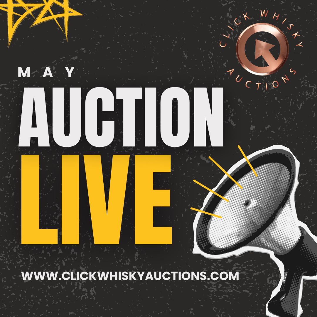MAY Auction is now LIVE!! Head over to buff.ly/3jYuu8O to check out some fantastic old, rare and limited whisky bottlings #clickwhisky #auctionlive #malt #whisky #whiskyauction #whiskylover #whiskydrinker #whiskycollector #clickwhiskyauctions