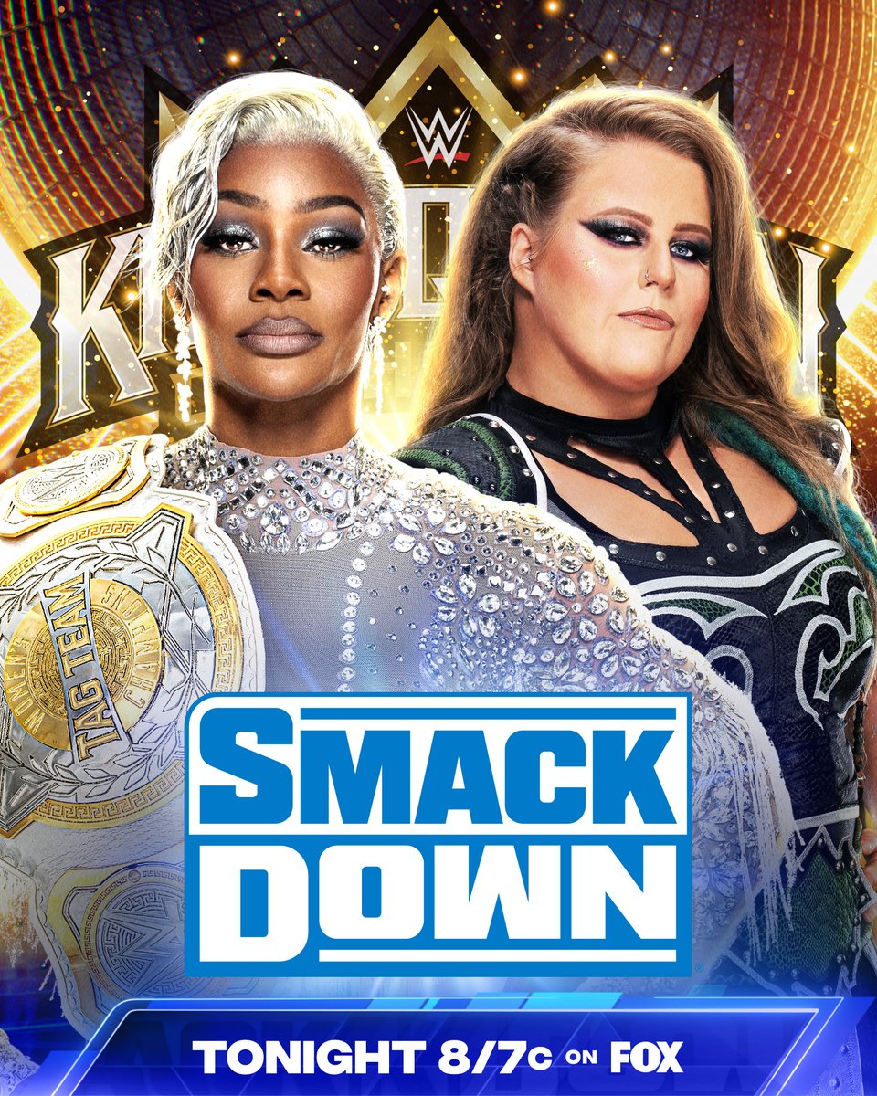 TONIGHT on #SmackDown: @Jade_Cargill takes on @PiperNivenWWE in ROUND 1 of the #WWEKingAndQueen Tournament! 📺 8/7c on @FOXTV