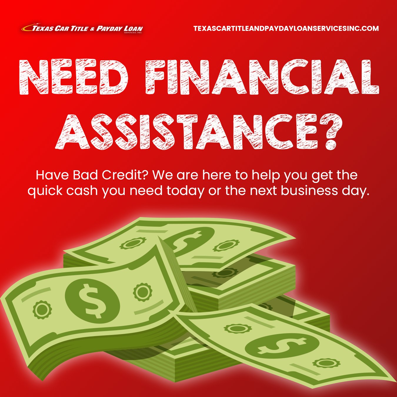 Texas Car Title &amp; Payday Loan Services on X: &ldquo;Get financial 
