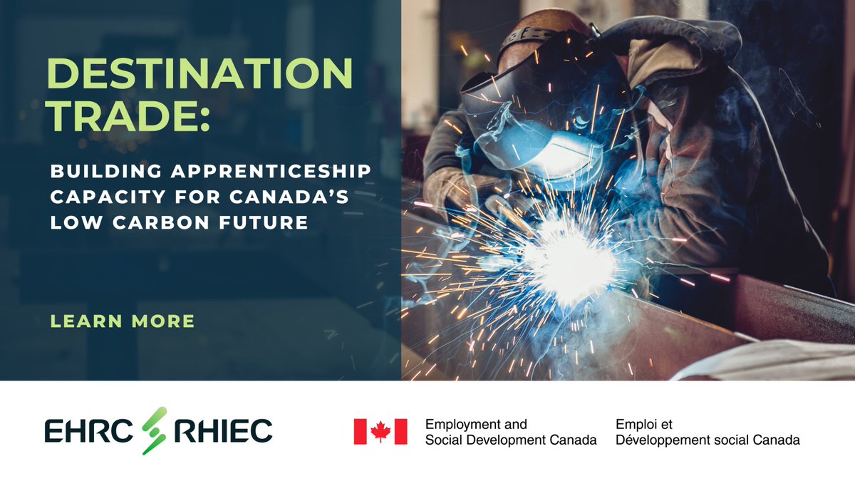 ⚡ Powering Progress: EHRC's Destination Trade program sparks opportunity in Canada's electricity sector! With a focus on completion rates and diversity, we're igniting pathways to success for apprentices. ehrc.ca/programs/desti… #DestinationTrade #ElectricitySector