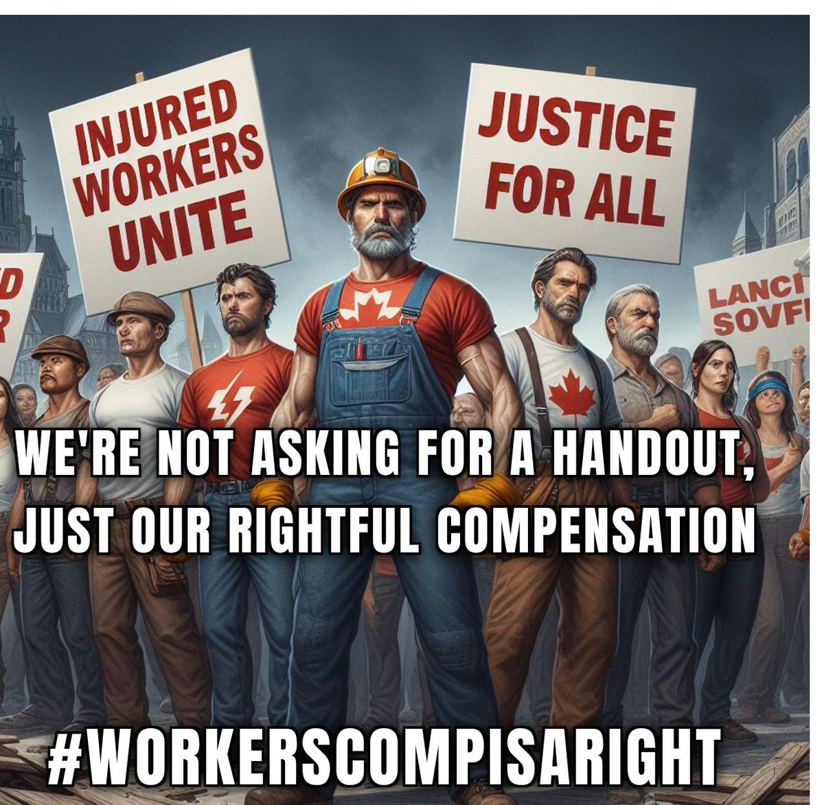 Injured workers: we're not asking for a handout, just our rightful compensation. Fair treatment is not too much to ask for! #WorkersCompIsARight #InjuredWorkers #FairTreatment