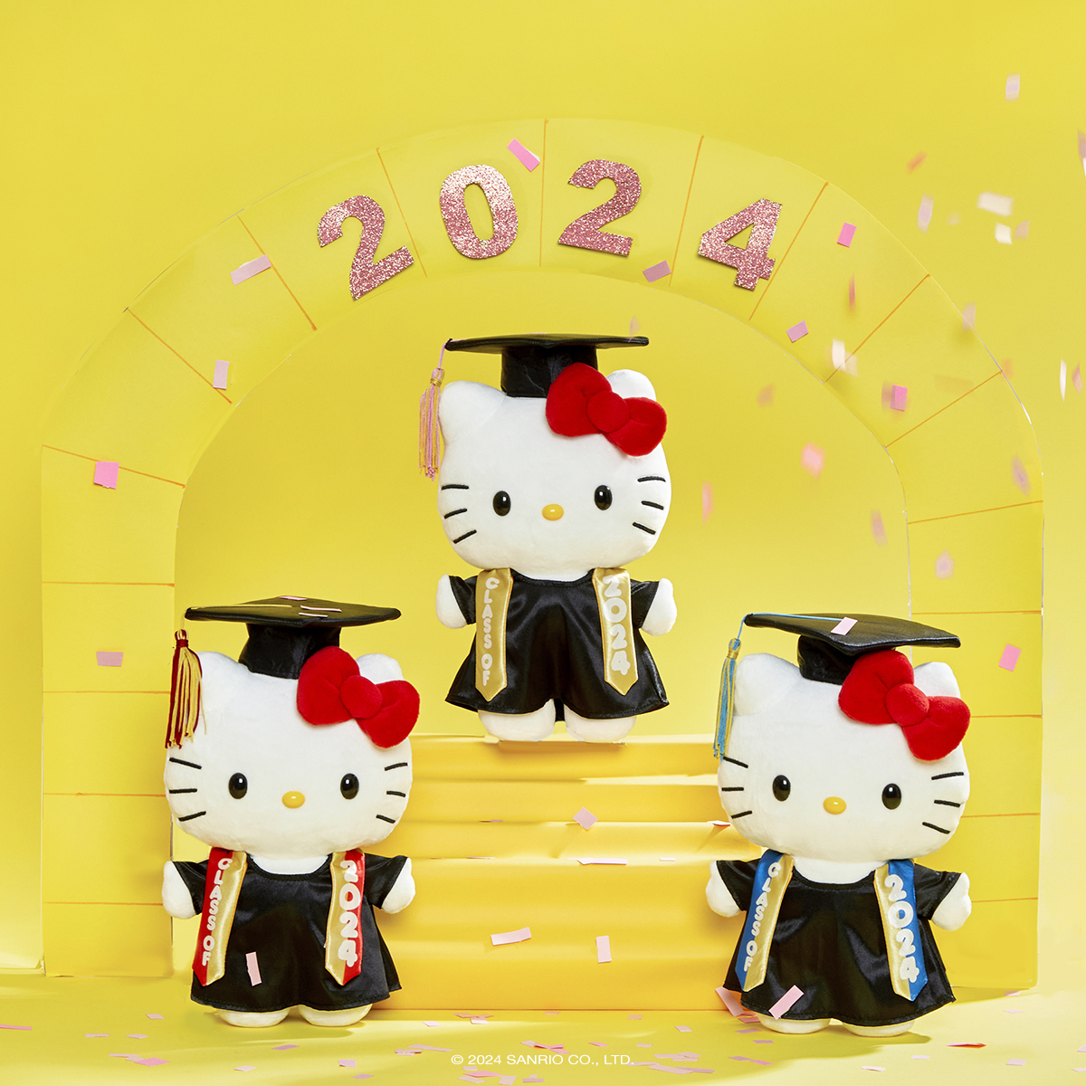 Congrats Class of 2024 🎓💕 Celebrate all of your accomplishments with a Hello Kitty Graduation Plush! Shop now: bit.ly/3WCLcvk