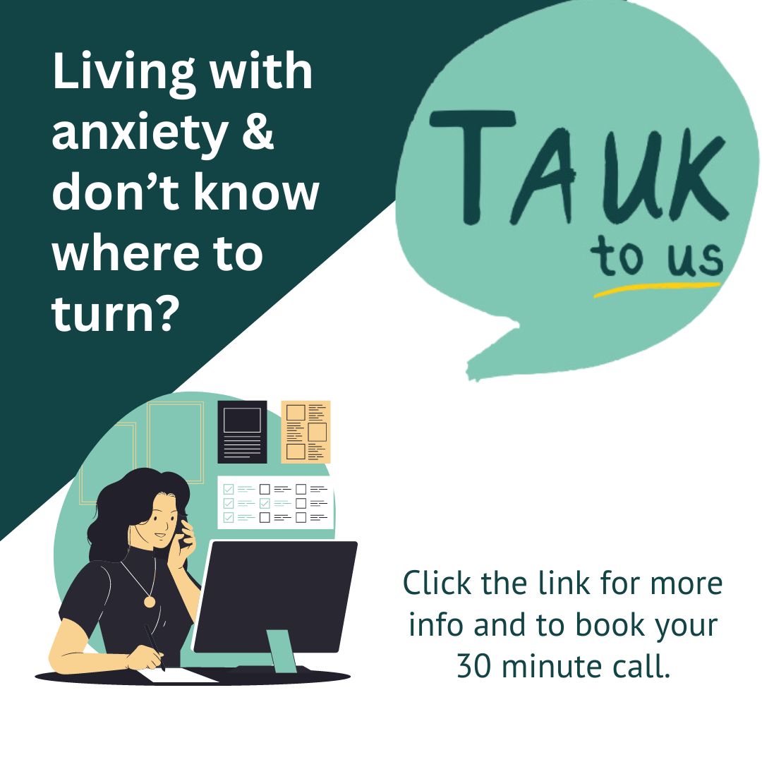 It’s okay to not be okay! Talk to one of our friendly advisors for support on how to manage anxiety. Secure your call today, as slots are booking fast: app.acuityscheduling.com/schedule.php?o… #videoconsultation #phonecall #TAUKtous