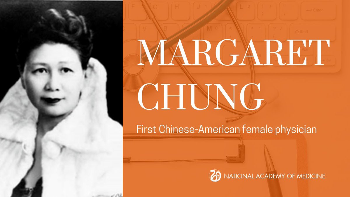 Margaret Chung, a well-known surgeon and philanthropist, established one of the first western medical schools in San Francisco’s Chinatown in 1920. She was the first known Chinese-American female physician. #AANHPIHeritageMonth