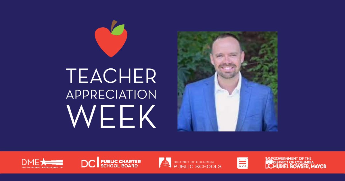 Chad Harris uses music to bring joy to the students at Stanton Elementary School. Thank you for nurturing students creativity while teach music. An amazing educator and 2024 #DCTOY finalist. #WeLoveDCTeachers #TeacherAppreciationWeek