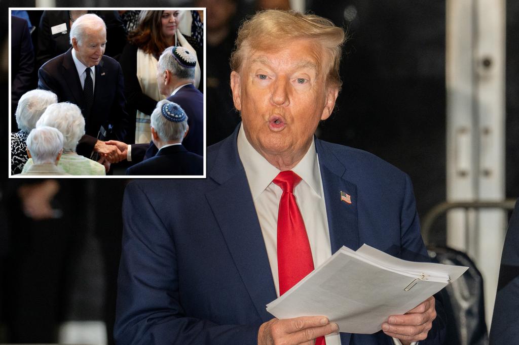 Trump says Jews who vote for Biden ‘have to have their head examined’ trib.al/6DFtl8h