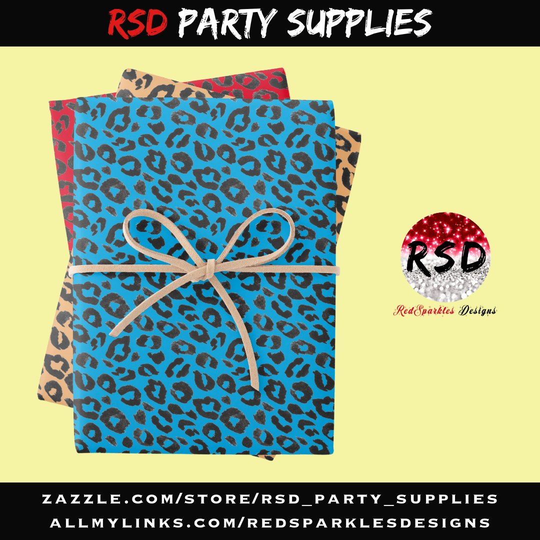 LEOPARD! WRAPPING PAPER SHEETS
zazzle.com/z/jjajcnnd?rf=… via @zazzle

Change the background colors to make it your own! 

#Zazzle #ZazzleMade #ZazzleShop #ShopZazzle #RSD #RedSparklesDesigns #LeopardPrint #RSDPartySupplies #Gifts #Presents #GiftWrap #WrappingPaper #GiftSupplies
