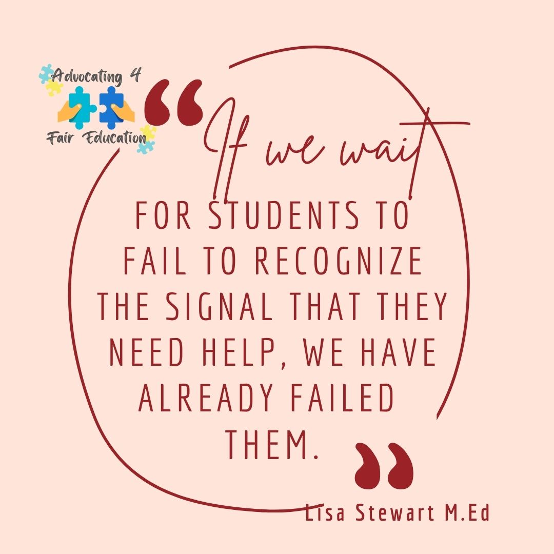 DO NOT WAIT! I can't say this enough. Recouping the #LostTime is far more #time and #effort than just #servicing our #kids from the get go.

Do kids grow out of #dyslexia, #adhd, #anxiety, #odd or #pda, #apraxia, #autism?  

#SpecialEducation #ReadingAdvocate #EducationalAdvocate