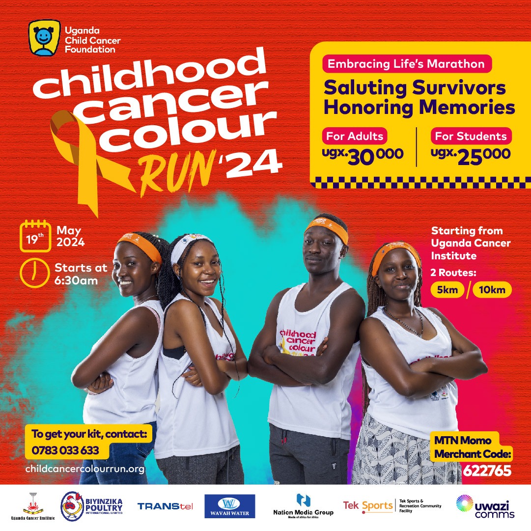 8 Days to Go!! Secure your Ticket and support a child battling cancer. #ChildhoodCancerColourRun