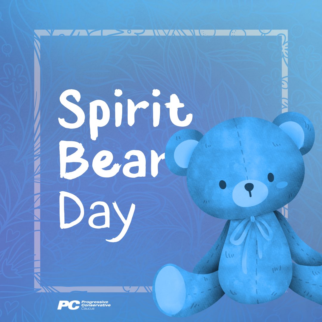 On #SpiritBearDay, we honour the memory of Jordan River Anderson by bringing light to Jordan’s Principle and upholding the right of First Nations children to equal access of government services 🧸 @SpiritBear #BearWitnessDay
