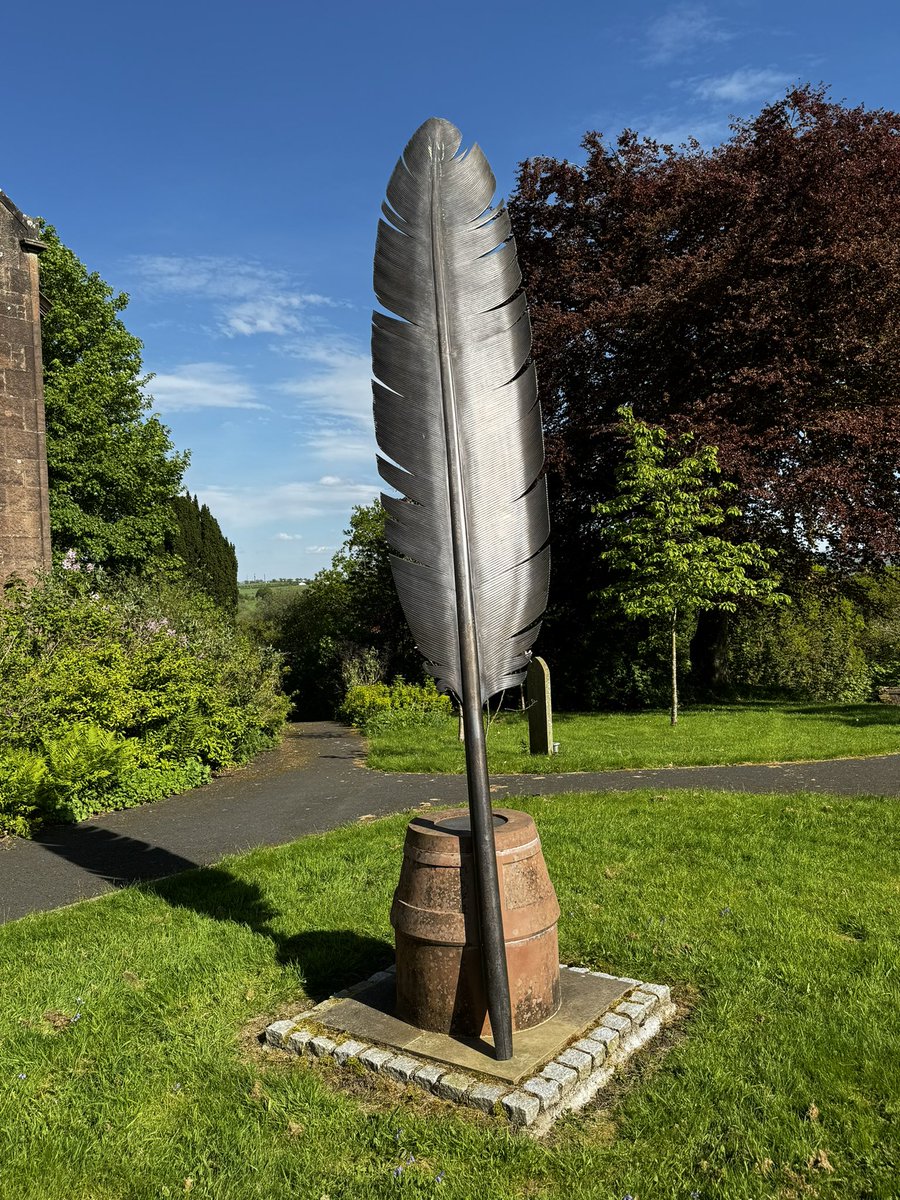 Monument to Boswell in the graveyard of Auchinleck kirkyard, next to the Boswell family mausoleum