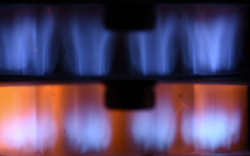 PRFluids Editors' Suggestion: Experiments from Ahn et al. show the effects on combustion of adding hydrogen to natural gas—a fuel mixture that could reduce carbon emissions from power plants. Read more @ go.aps.org/3JSjvah, also featured in @PhysicsMagazine today!