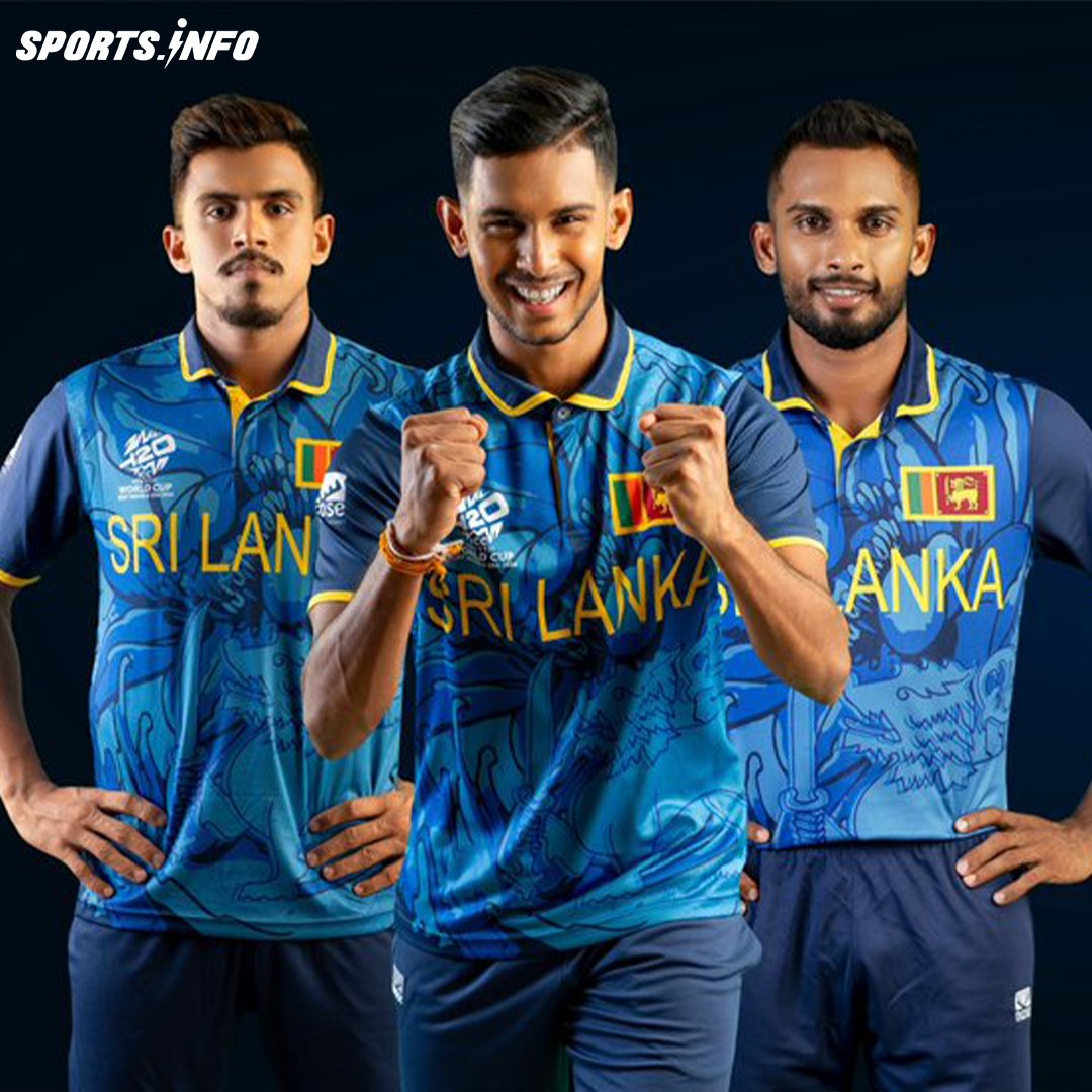 Sri Lanka's new jersey for T20 WC 2024.

#SriLankaCricket #IPL2024 #SportsInfoCricket