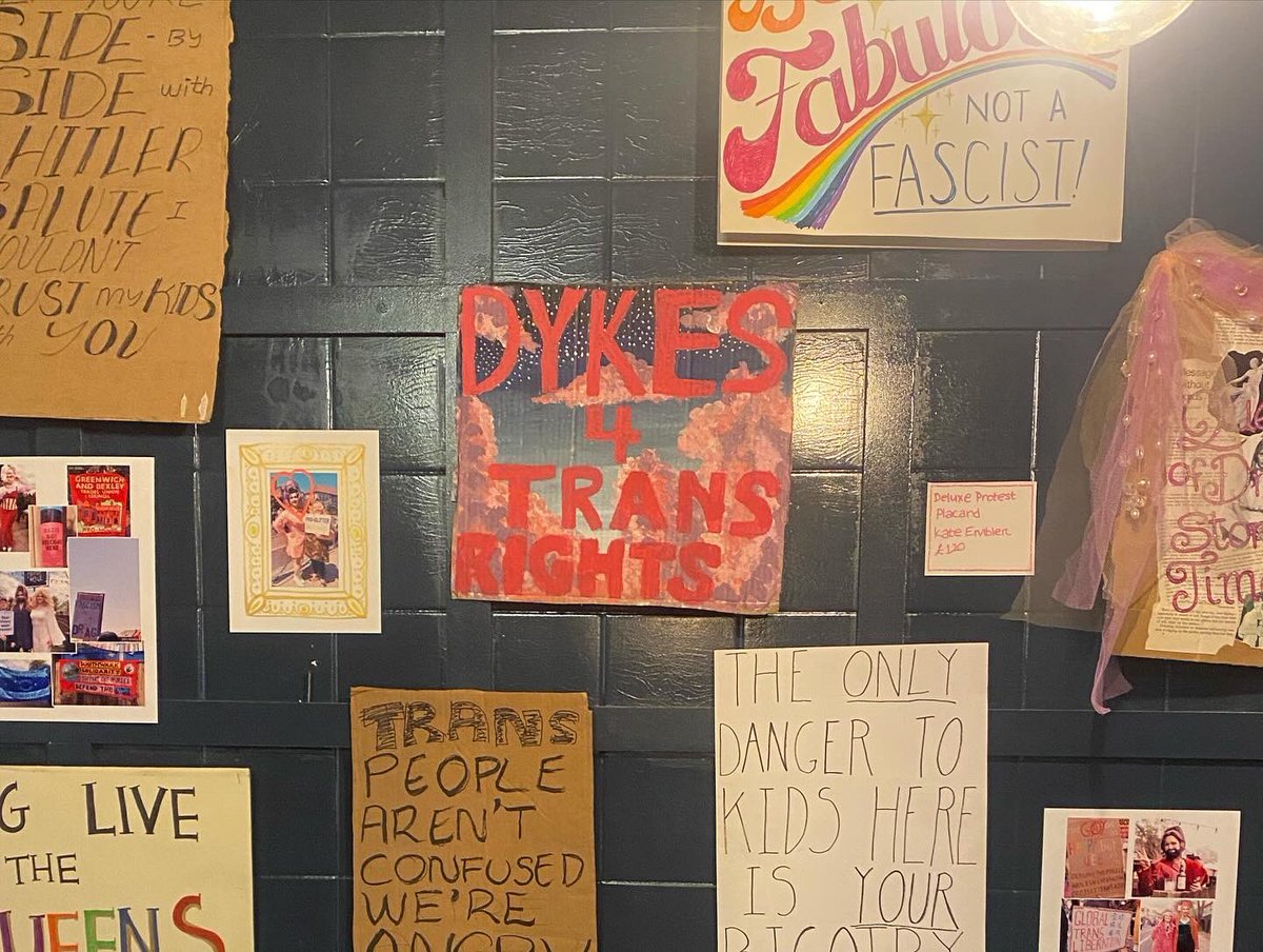 I’ve slapped on some drag-lite warpaint for the opening of my exhibition at the Catford Constitutional Club tonight.  Come and laugh at my awful fake lash application.  #Catford