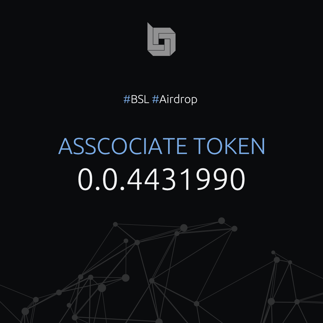 Big news, HBAR enthusiasts! 🚀 Get ready for the BSL airdrop. Link your BSL token ID: 0.0.4431990 now to claim your free $BSL tokens! Get set to elevate your portfolio. #BSL #HBAR #AirDrop