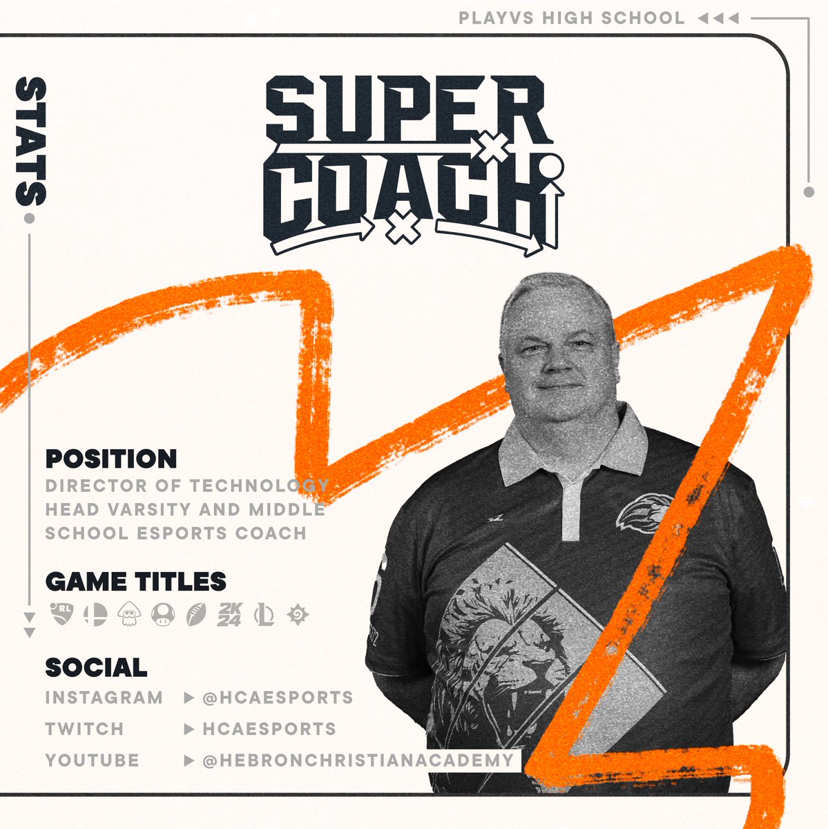 Amazing First Year as a Super Coach from @hcaesports Patrick! Coaching at @HebronLions, Patrick loves what Esports offers to the students and committed to help other schools start and maintain successful Esports Programs