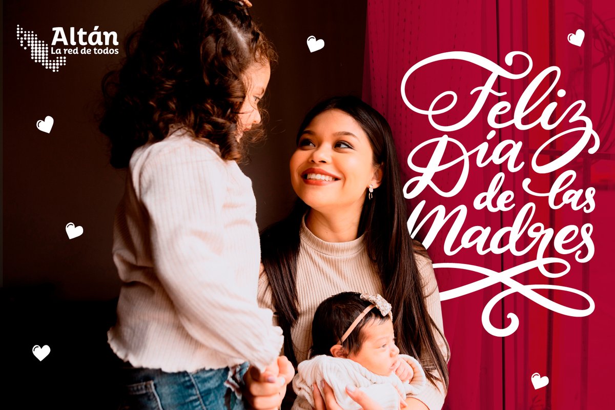 ALTANMx's tweet photo. ✨En #AltánRedes reconocemos la labor de todas las madres y queremos decirles que sin sus consejos y enseñanzas no estaríamos aquí. ¡Muchas felicidades a todas ellas! 🫶🏻❤️
.
.
.
#10demayo #AltanRedes https://t.co/elcVrMcLl1