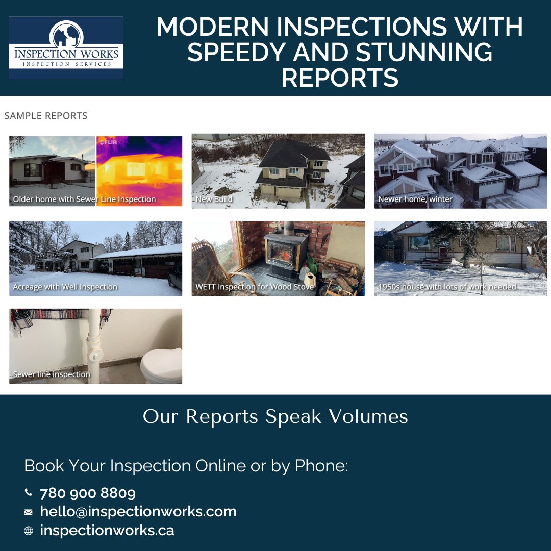 Our Modern Inspections Deliver Speedy & Stunning Reports! 🚀✨ #Efficiency #ModernInspections #SpeedyReports #StunningReports #TechSavvy #Innovation #QualityService