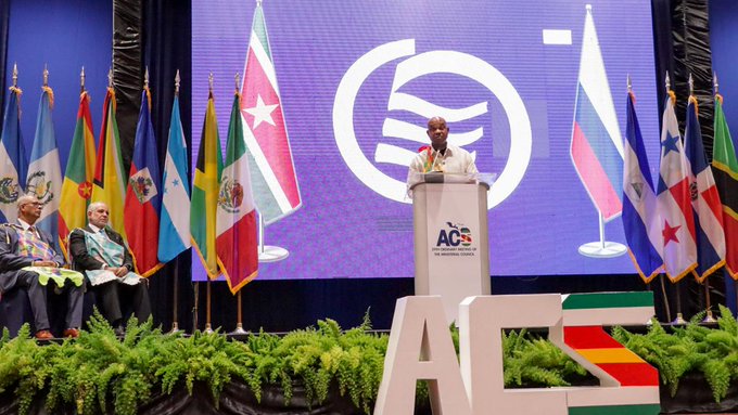 Colombia asumió la presidencia de la Asociación de Estados del Caribe - AEC, recordando que se cumplen 30 años de su fundación en la ciudad de Cartagena de Indias, en julio de 1994. Será nuestro compromiso fortalecer y revitalizar la labor de este mecanismo regional para