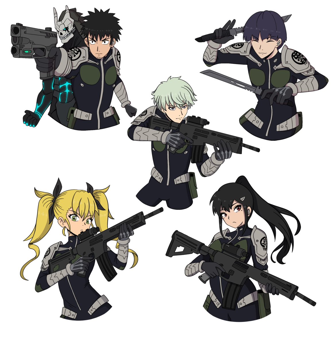 My Kaiju No. 8 charms arrived!!! These will be available at MCM London at the end of the month and then will be on our store after 👀👀👀

#KaijuNo8       #怪獣8号