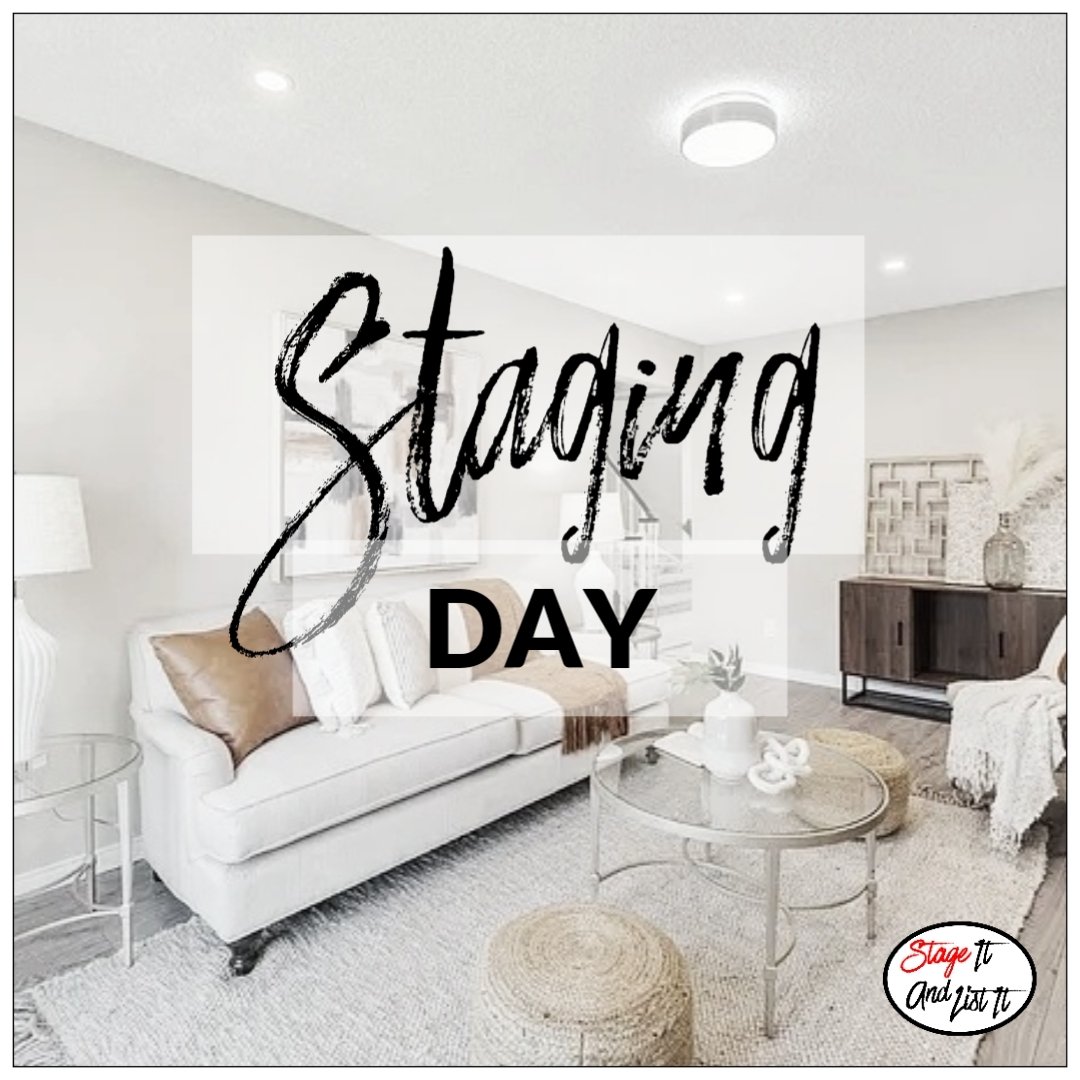 OK it's Friday! Last day of the week, and we can have a few days to breathe before we hustle again!  #StagingDay in Pickering ❤️. This one is hitting the market soon. Look out for it. Stay tuned...
.
.
#stageitandlistit #homestaging #stagingsells #staging #staginghomes