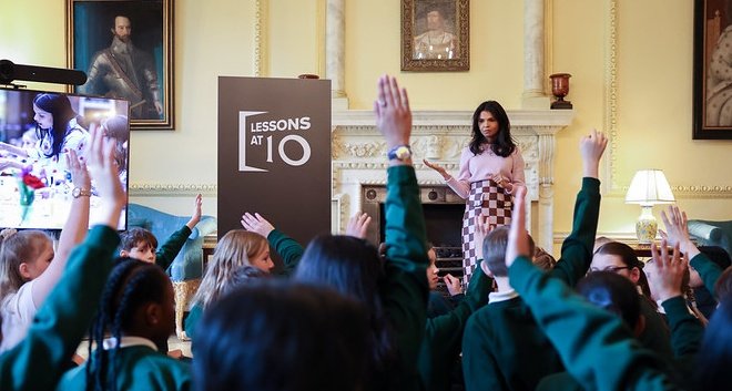 'Right children, hands up if you pay more tax than me'