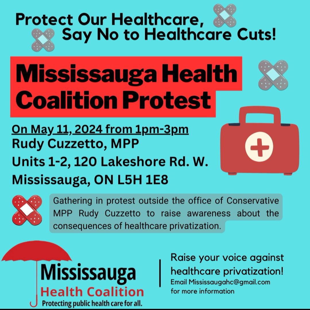 Join us tomorrow #onlab to say NO to #onhealth cuts!