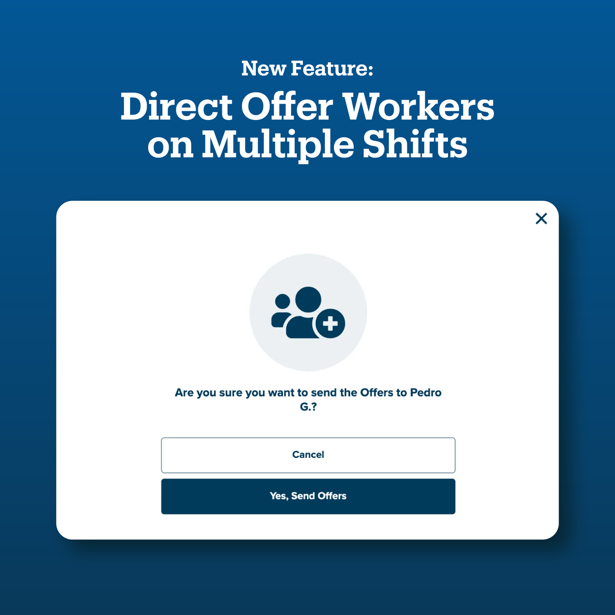 Looking for the easiest way to hire your favorite workers? We've got you covered. With the introduction of Bulk Direct Offer, you can now send direct offers to a worker for multiple shifts.