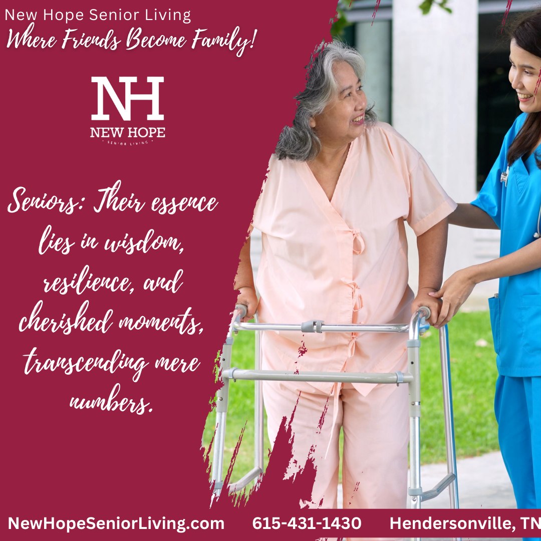 Seniors: Defined by wisdom, resilience, and cherished moments, their essence transcends mere numbers.
#LifeMoments #CherishTheJourney #DailyInspiration #Inspiration #Motivation #NewHopeSeniorLiving #AssistedLiving #QualityofLife #Wherefriendsbecomefamily #ElderlyCare