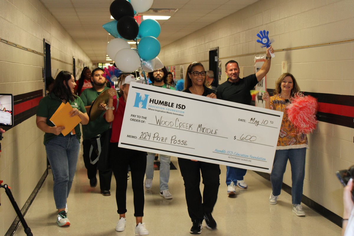 Thank you @HumbleISD_FDN. Mr Z. was super excited to know he won this grant. Thanks to you the students will have NewPath Online for tutoring sessions. #BeEliteWMS #RTBWMS #SendItOn #ShineALight