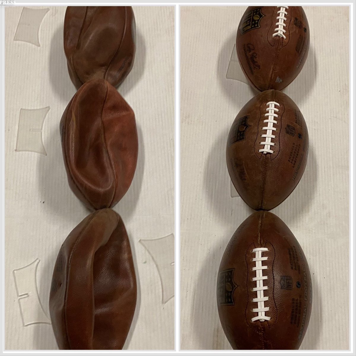 DA Sedmak (@coachsedfb) on Twitter photo 3 NFL footballs repaired for <a href="/Aaron_Baum18/">Aaron Baum</a>, former record setting kicker at Murray State university and presently a free agent. If you need this service, contact me.
CoachSedFBRepair.com 3 NFL footballs repaired for <a href="/Aaron_Baum18/">Aaron Baum</a>, former record setting kicker at Murray State university and presently a free agent. If you need this service, contact me.
CoachSedFBRepair.com