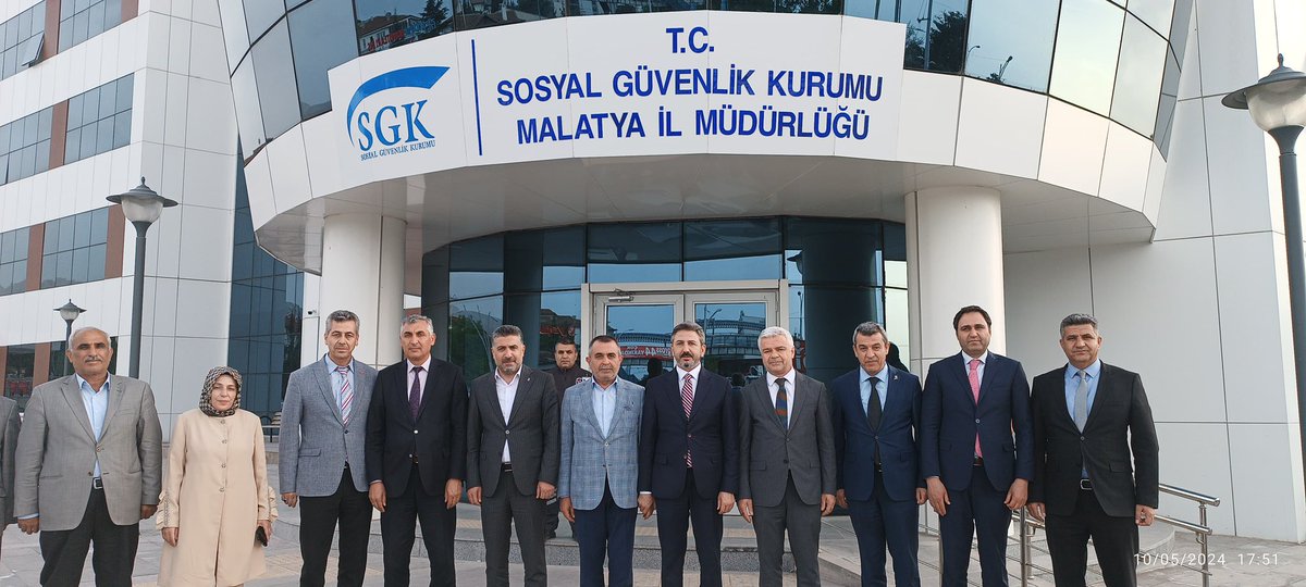 Milletvekilimiz Sn. @ihsankocatr ve İl Başkanımız Sn. @namikgorentr ile birlikte Türkiye İş Kurumu ve Sosyal Güvenlik Kurumu Malatya İl Müdürlüklerimizi ziyaret ettik. Özveri ile çalışarak Malatyalı kardeşlerimize kaliteli ve etkin hizmet sunma gayretindeki tüm personellerimize…